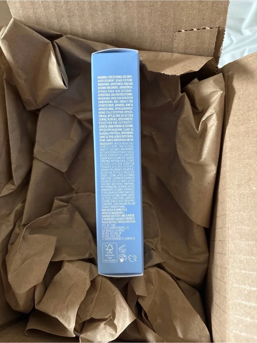 New Summer Fridays Mini Jet Lag Mask + Moisturizer